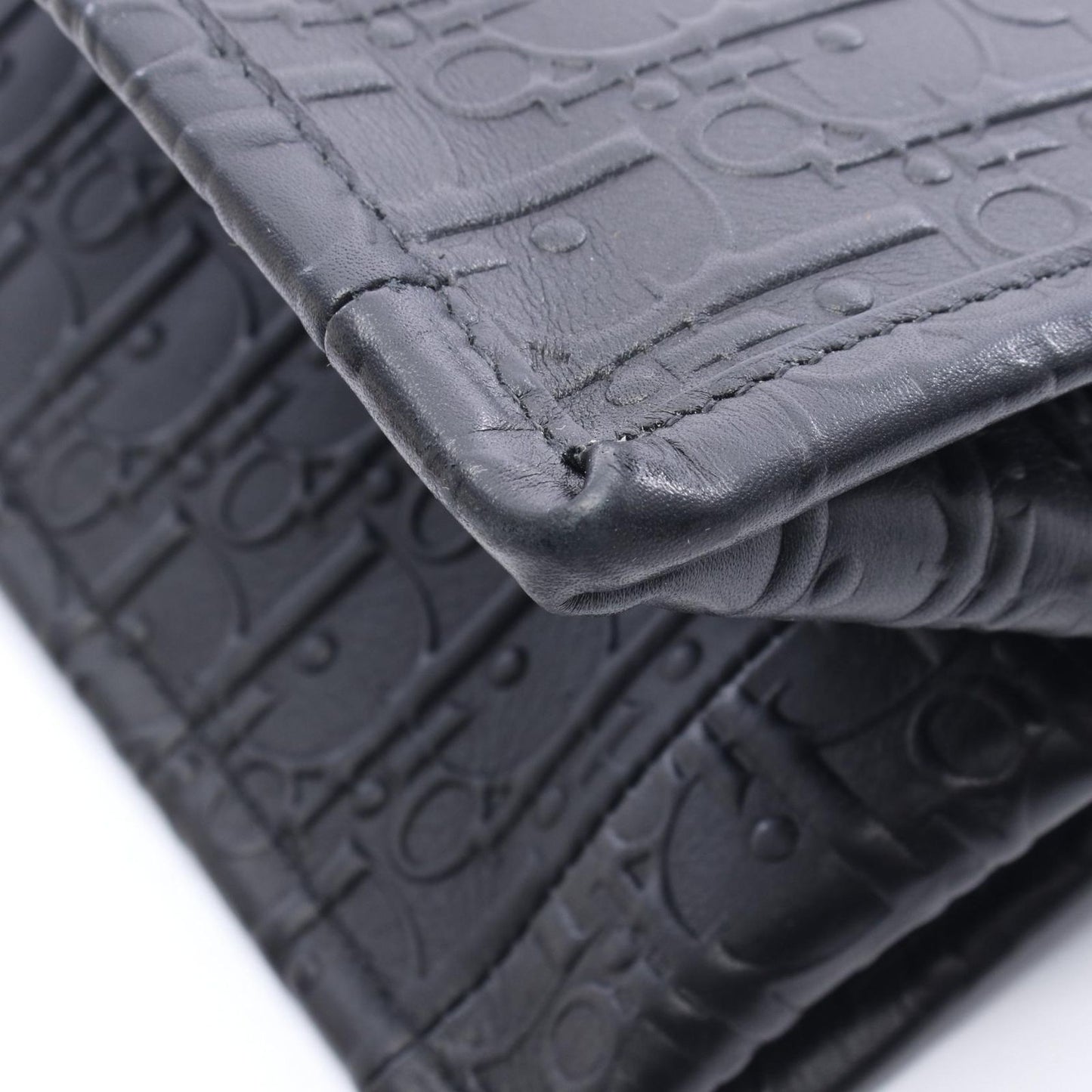 Dior Tote Book Oblique Black Leather Small — view 6