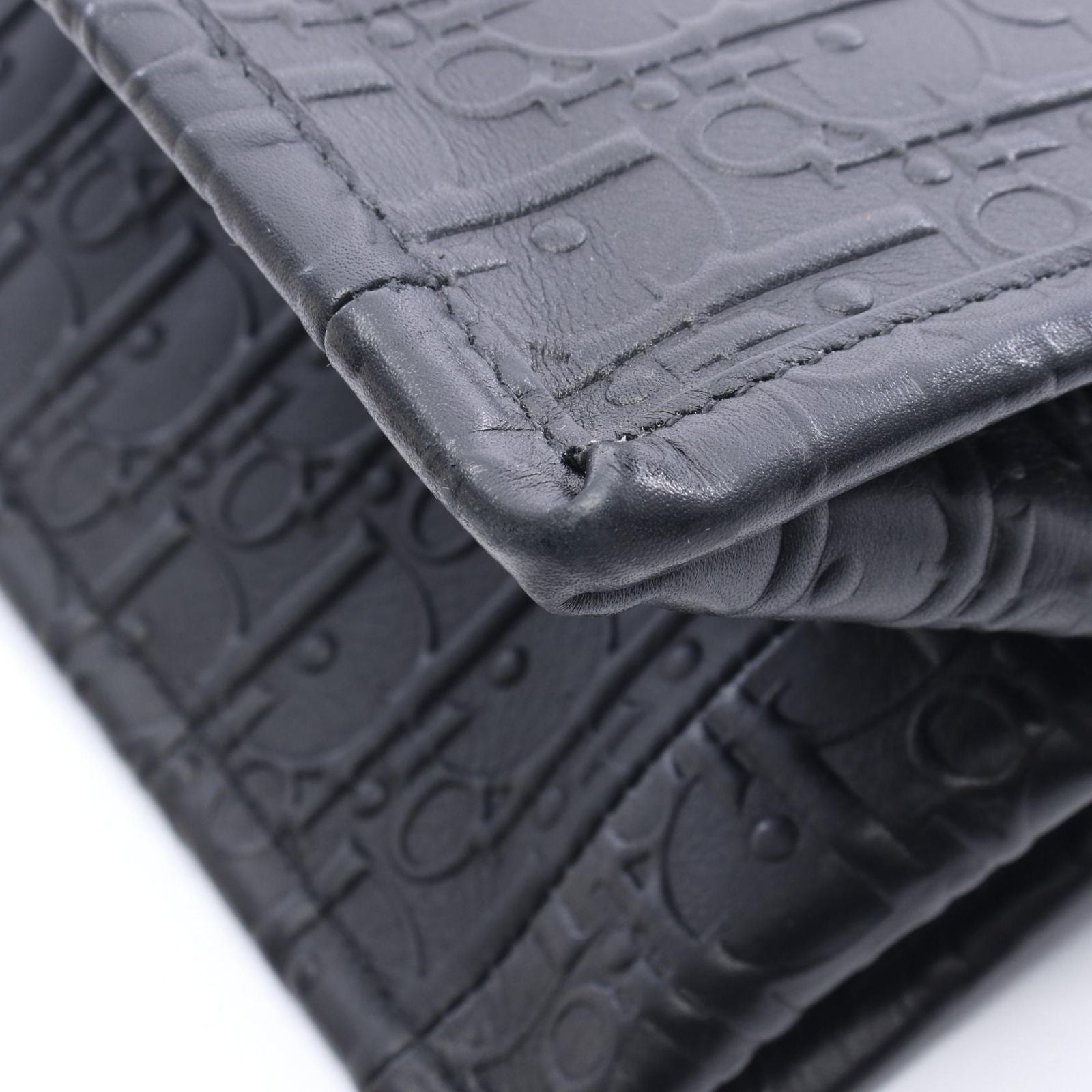 Dior Tote Book Oblique Black Leather Small — view 6