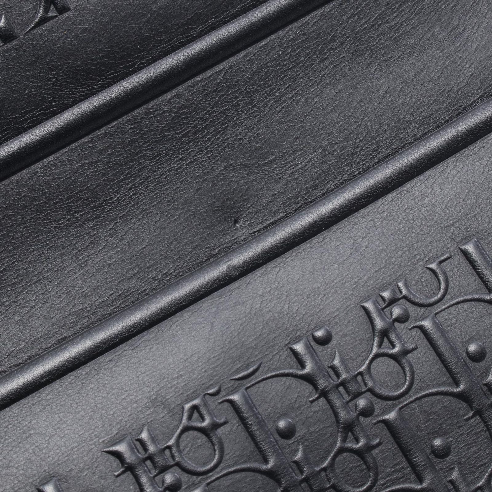 Dior Tote Book Oblique Black Leather Small — view 7