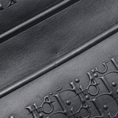 Dior Tote Book Oblique Black Leather Small — view 7