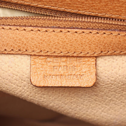 Celine Handbag Top Handle Turnlock 2-Way Natural Leather Shoulder — view 4