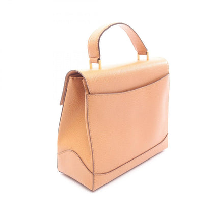 Celine Handbag Top Handle Turnlock 2-Way Natural Leather Shoulder — view 2
