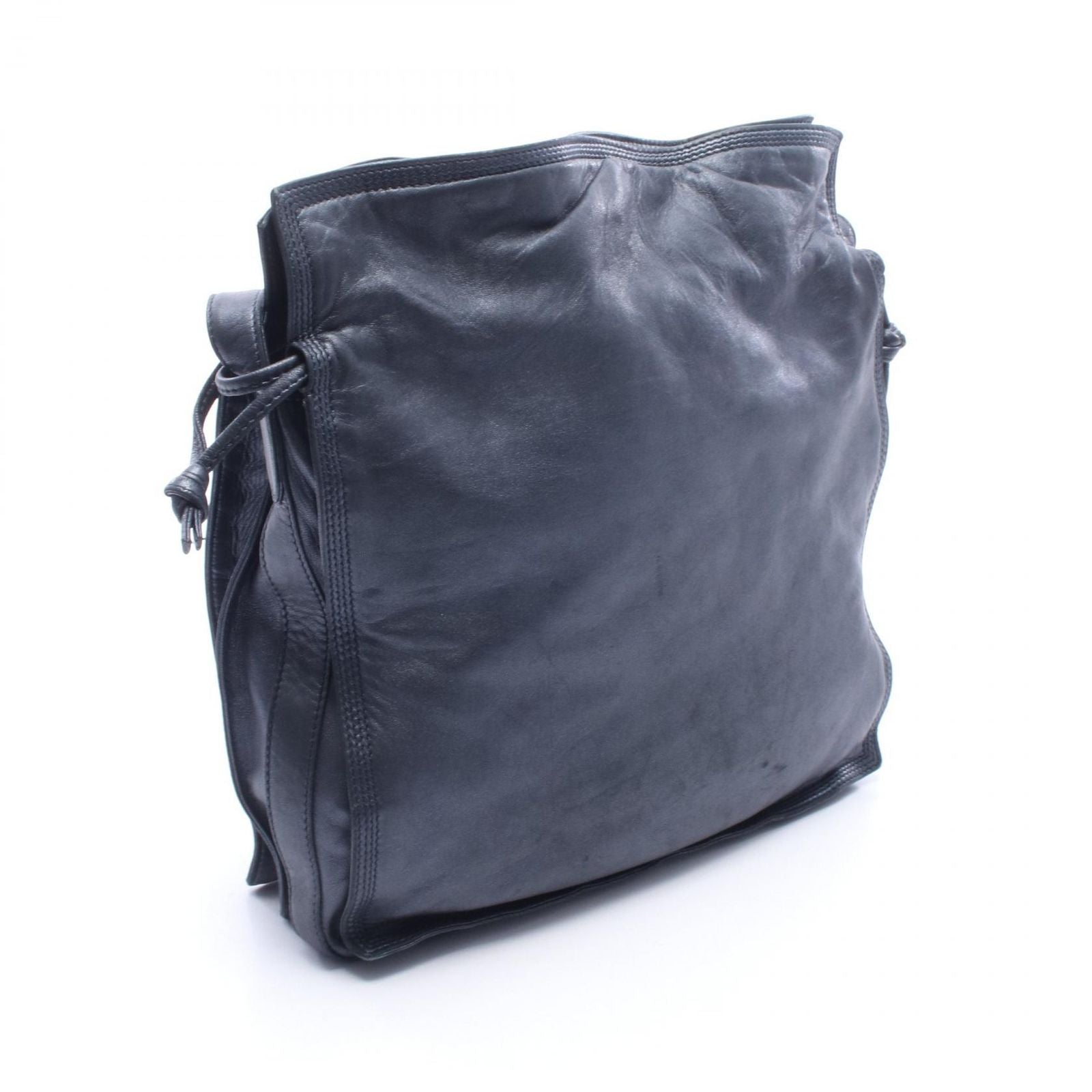 Loewe Shoulder Bag Anagram Navy Leather — view 2
