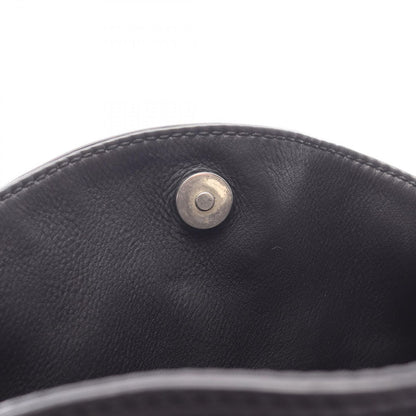 Dior Shoulder Bag Cannage with Lace Pocket Black Leather 2-Way — view 8