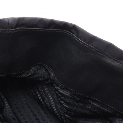Prada Tote Tessuto Soft Calf 2-Way Navy Nylon Leather — view 5