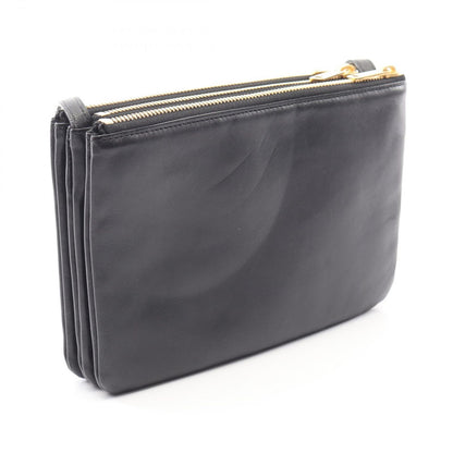 Celine Shoulder Bag Trio Small Black Leather — view 2