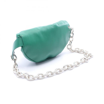 Bottega Veneta Waist Bag the Chain Pouch Mini the Green Leather — view 2