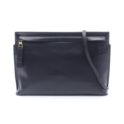 Loewe Shoulder Bag Pouch Black Leather