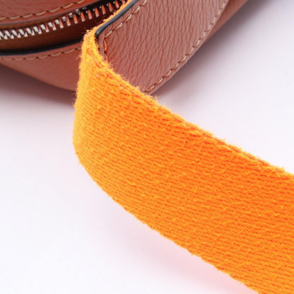 Loewe Shoulder Bag Military XS Brown Orange Leather — view 7