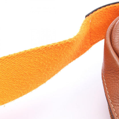 Loewe Shoulder Bag Military XS Brown Orange Leather — view 8