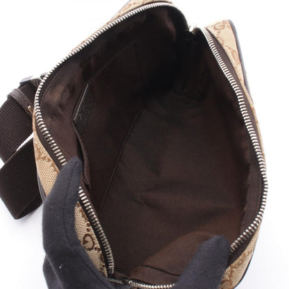 Gucci Waist Bag GG Canvas Beige Dark Brown — view 3