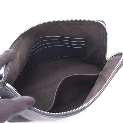 Loewe Clutch Anagram Navy Leather — view 3