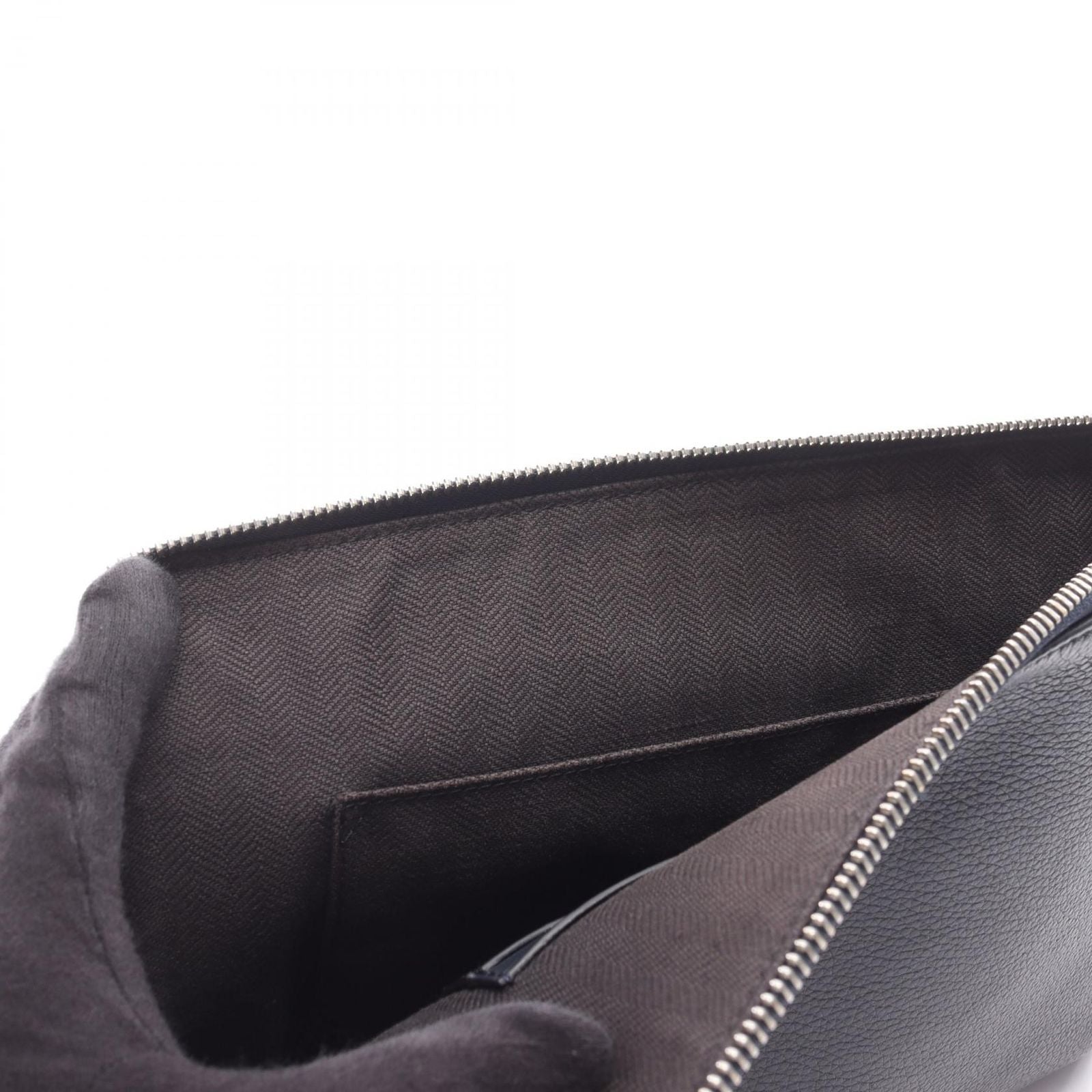 Loewe Clutch Anagram Navy Leather — view 6