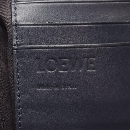 Loewe Clutch Anagram Navy Leather — view 4