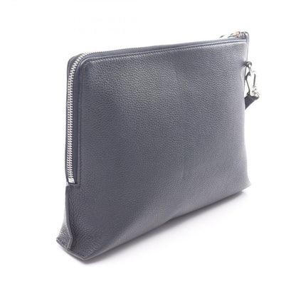 Loewe Clutch Anagram Navy Leather — view 2