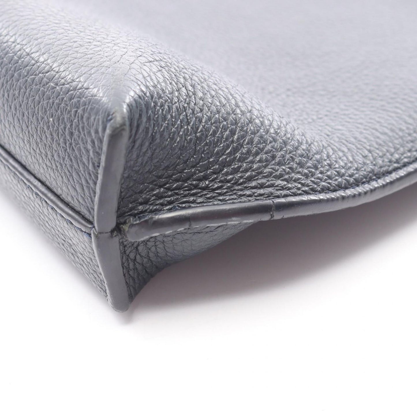 Loewe Clutch Anagram Navy Leather — view 9