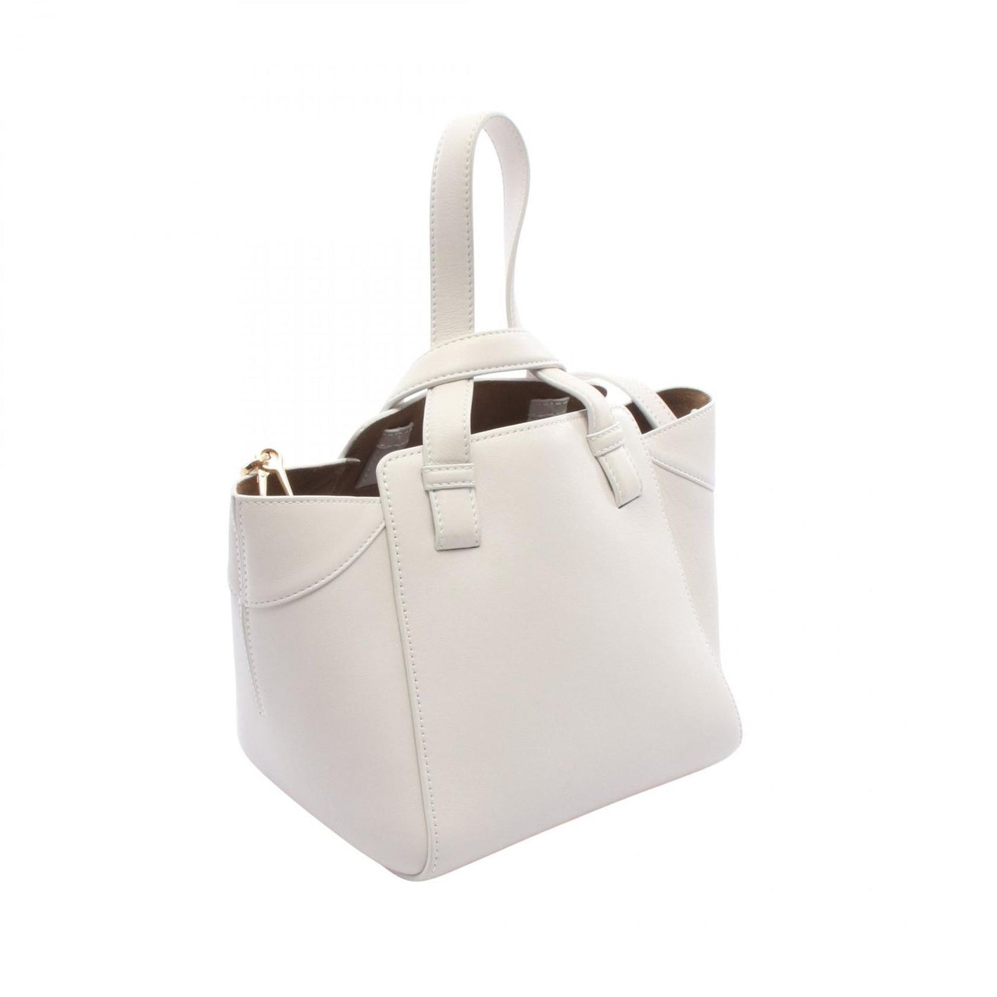 Loewe Handbag Hammock Nugget 2-Way Ivory Leather — view 2