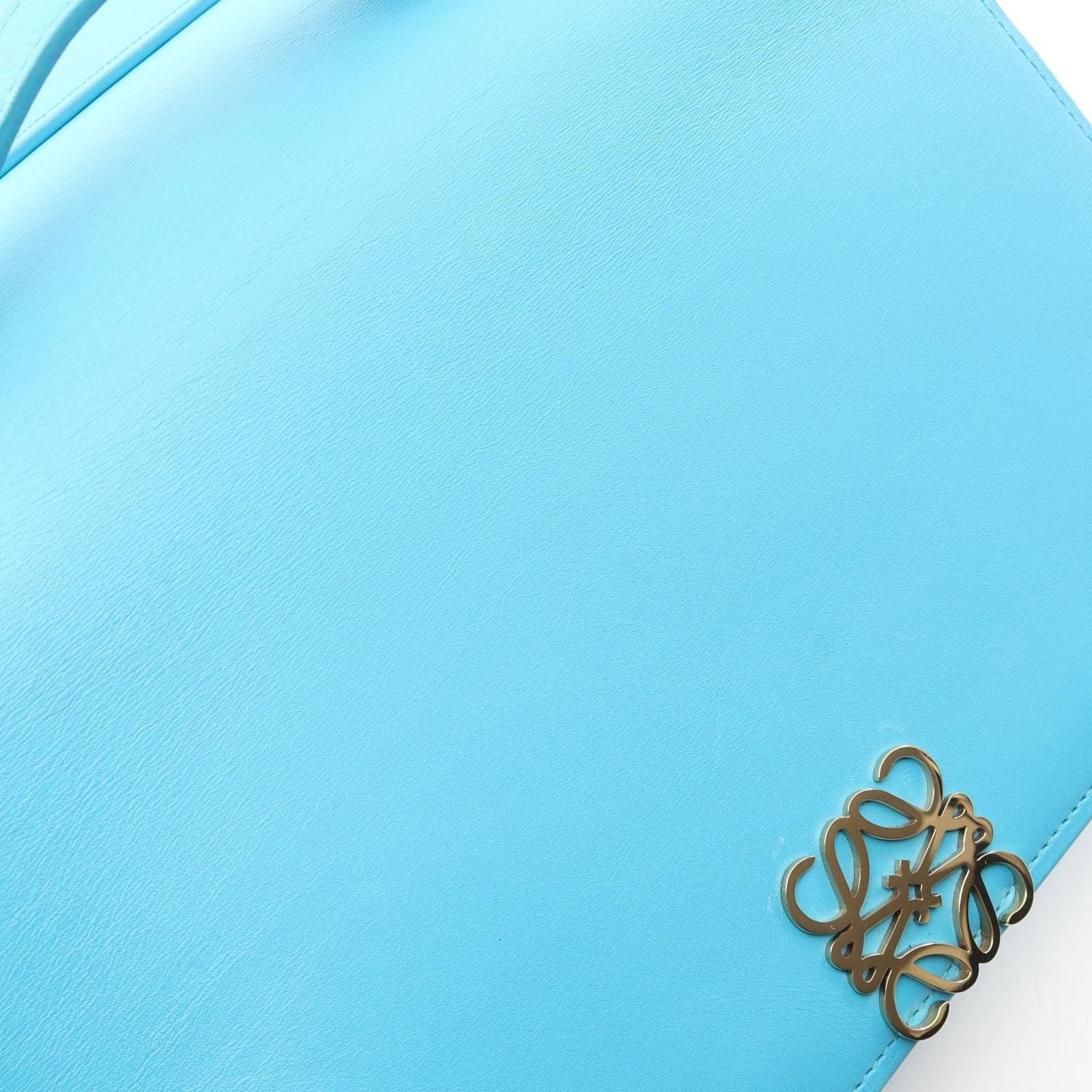 Loewe Shoulder Bag Goya Turquoise Leather — view 8
