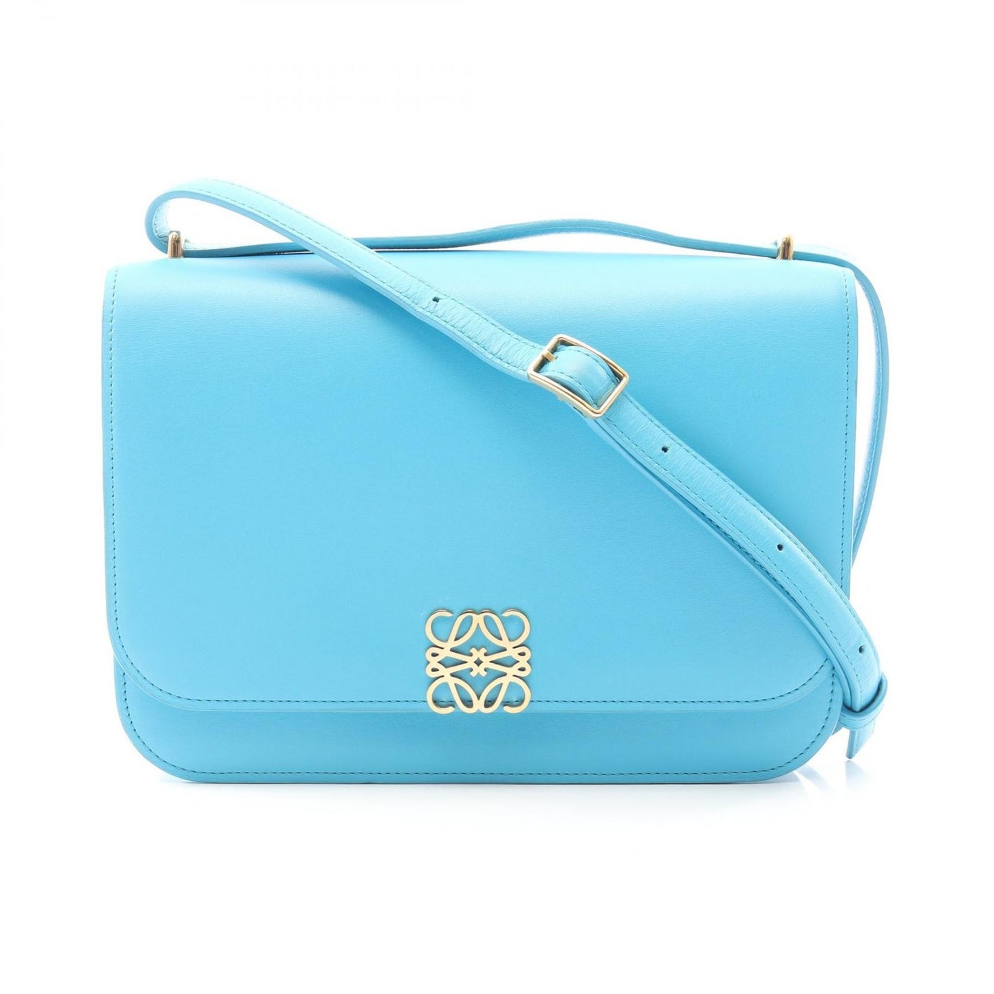 Loewe Shoulder Bag Goya Turquoise Leather