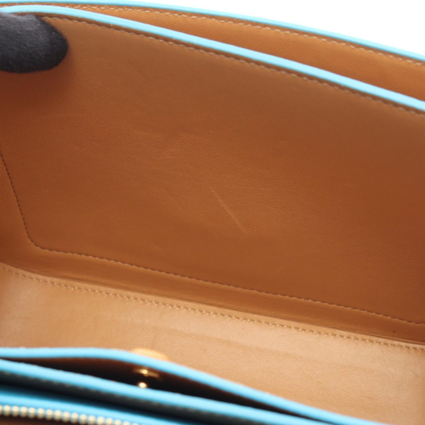 Loewe Shoulder Bag Goya Turquoise Leather — view 5