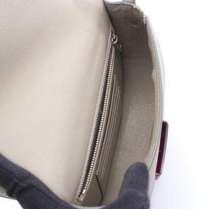 Celine Shoulder Bag Trotter Small Bicolor Gray Purple Leather — view 3