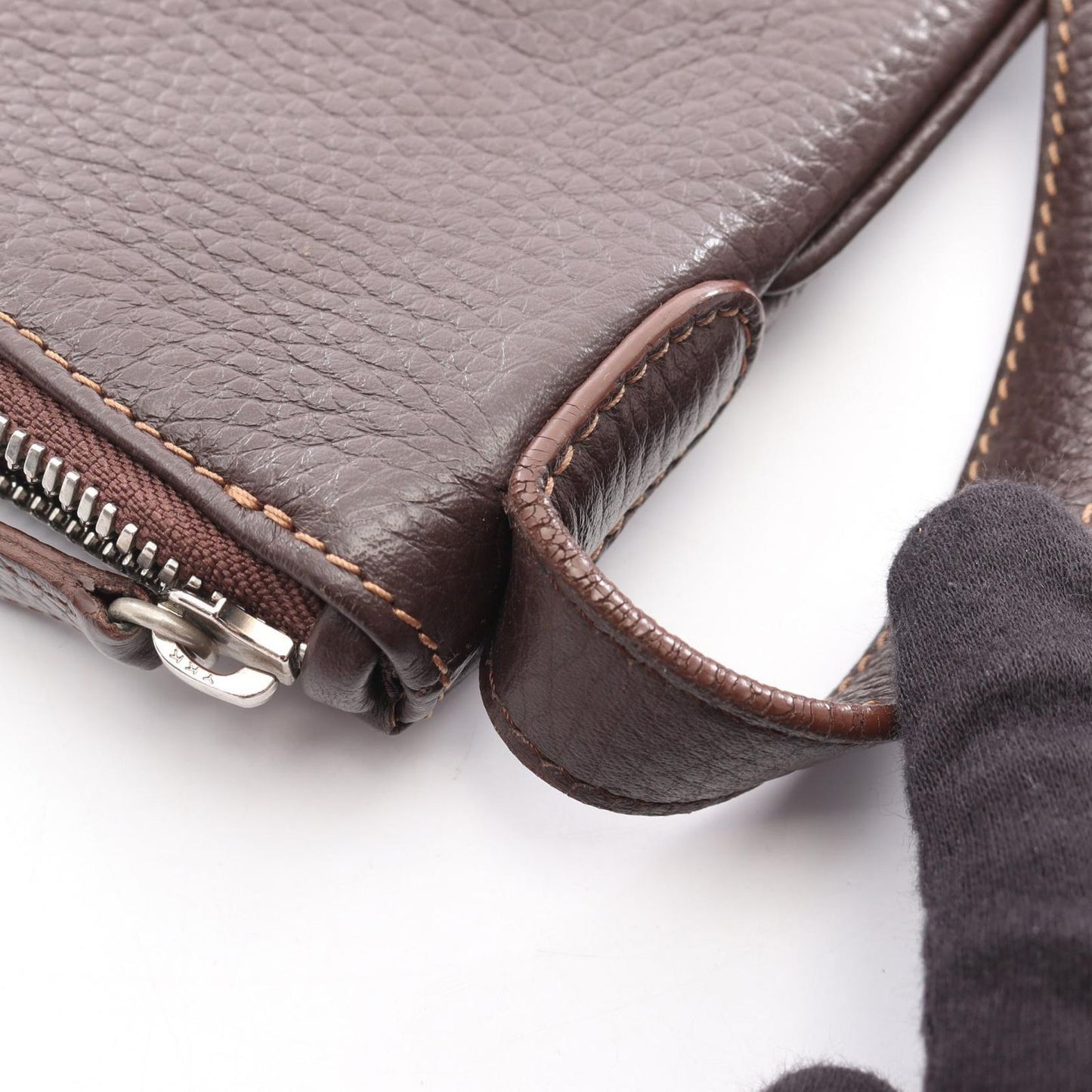 Loewe Shoulder Bag Senda Dark Brown Leather — view 6