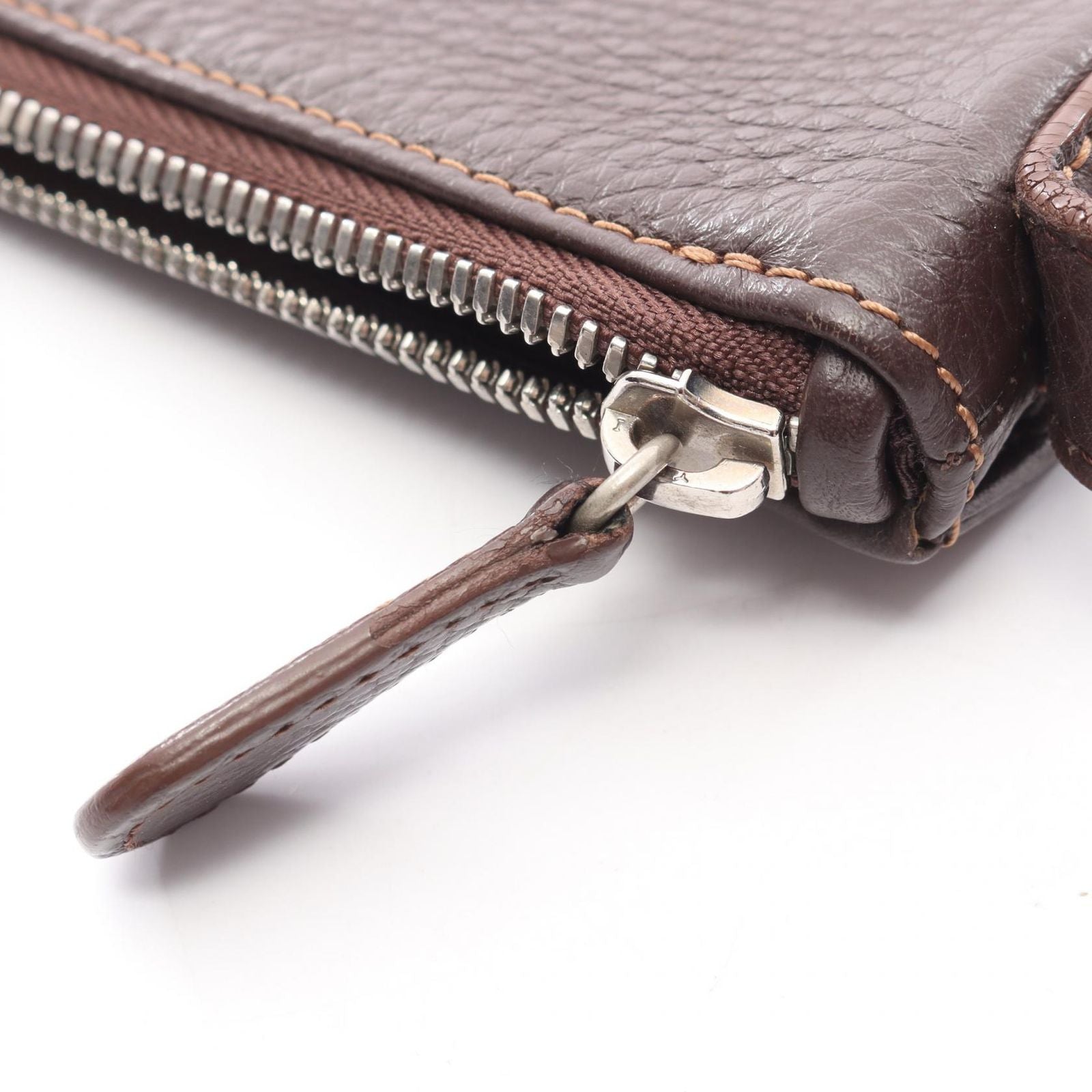Loewe Shoulder Bag Senda Dark Brown Leather — view 7