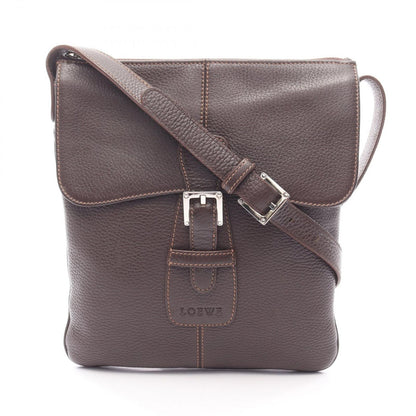 Loewe Shoulder Bag Senda Dark Brown Leather