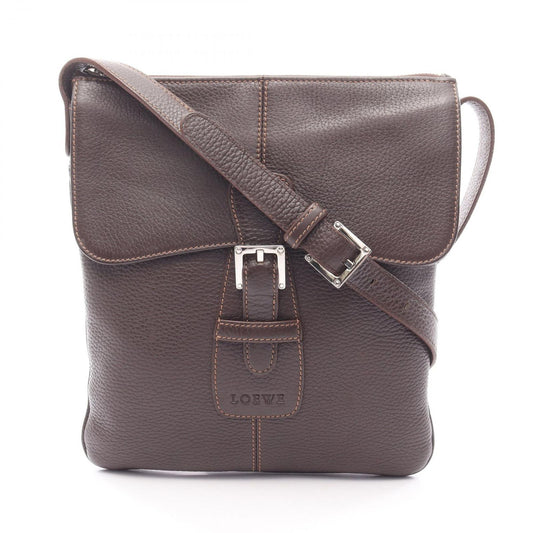 Loewe Shoulder Bag Senda Dark Brown Leather
