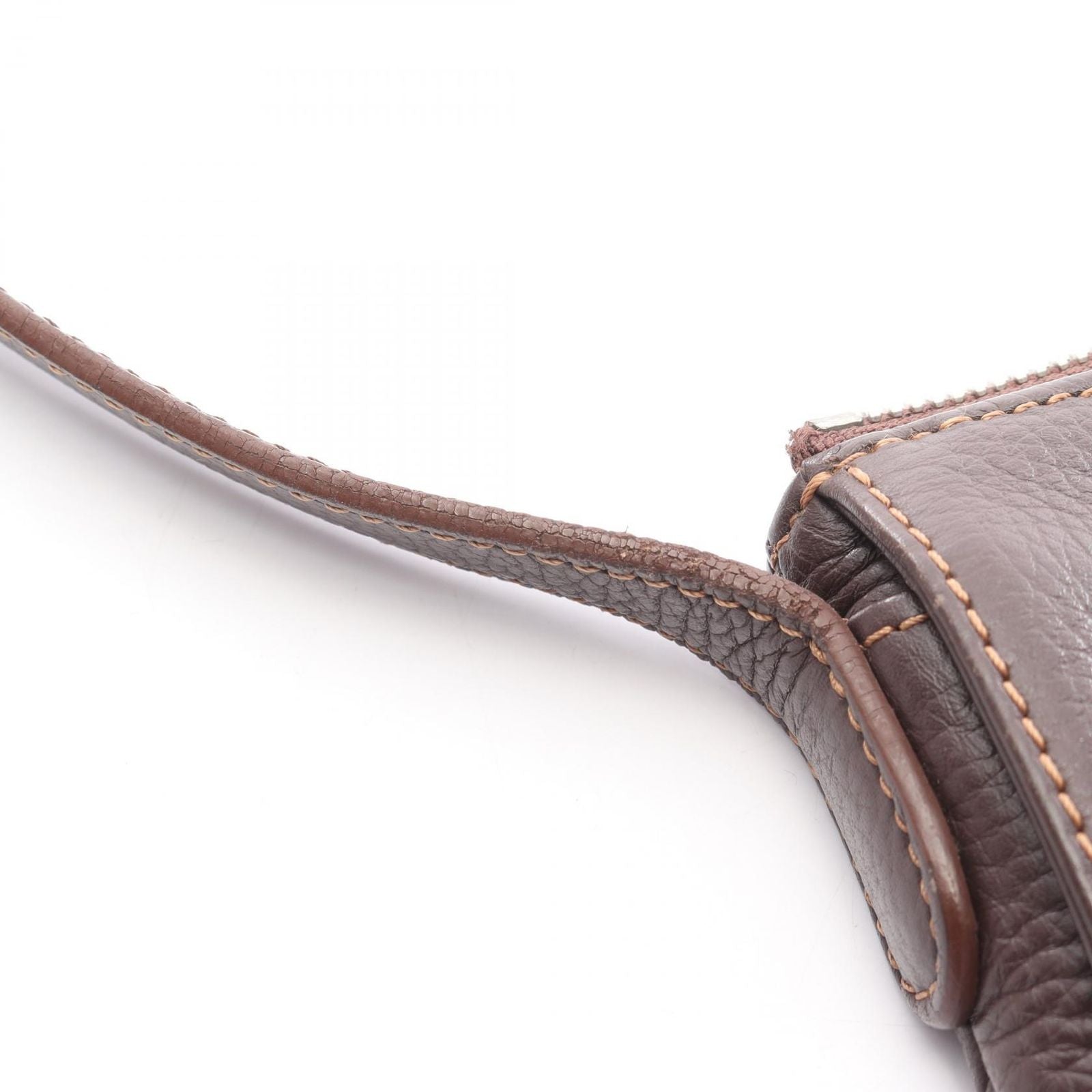 Loewe Shoulder Bag Senda Dark Brown Leather — view 9