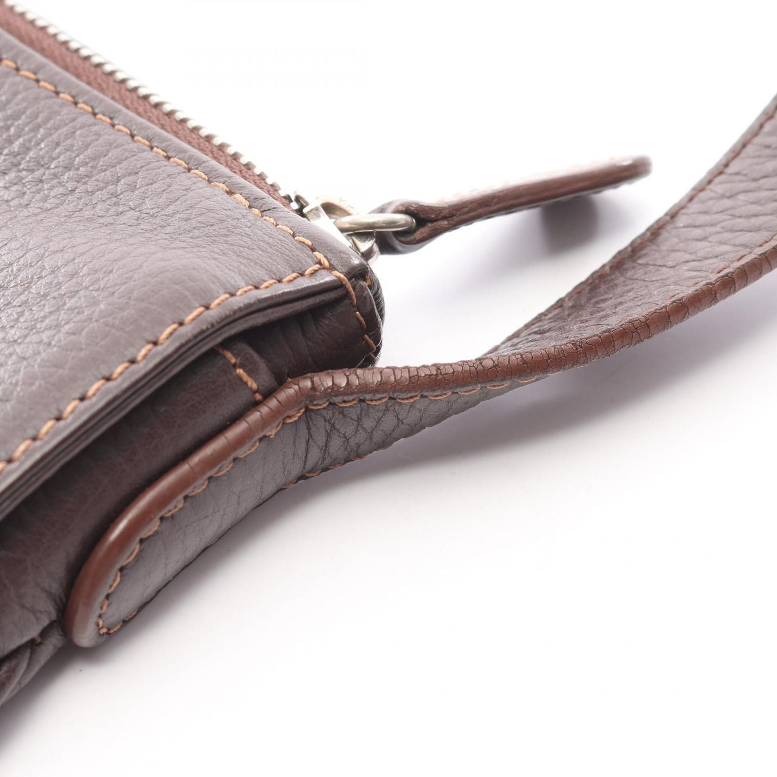 Loewe Shoulder Bag Senda Dark Brown Leather — view 8