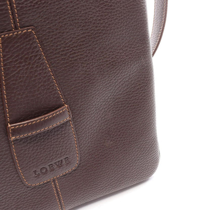 Loewe Shoulder Bag Senda Dark Brown Leather — view 5
