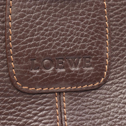 Loewe Shoulder Bag Senda Dark Brown Leather — view 4