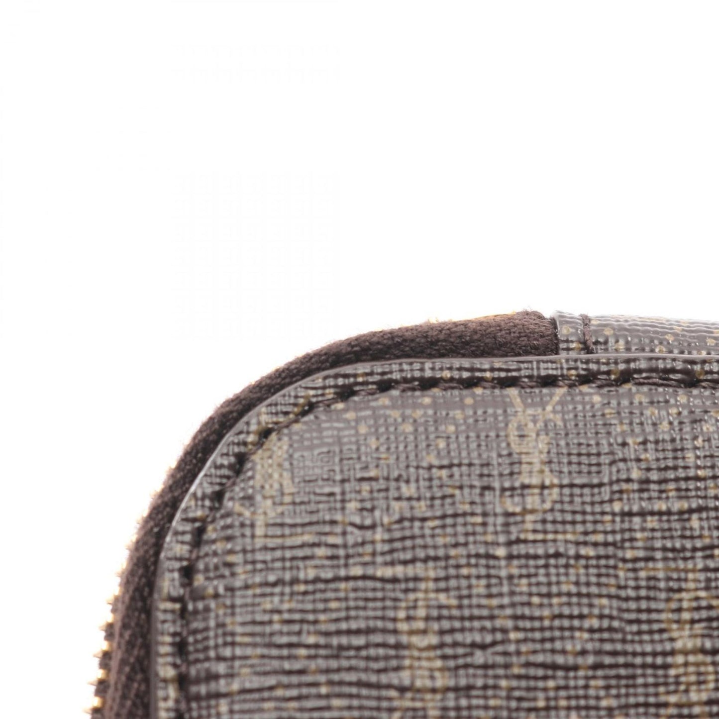 Saint Laurent Paris Monogram Box Dark Brown Leather Small Shoulder Bag — view 6
