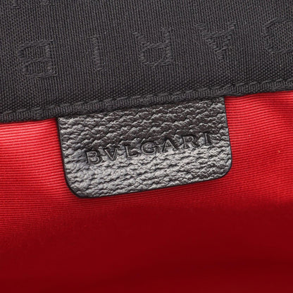 Bvlgari Tote Logo Mania Black Canvas Leather — view 4