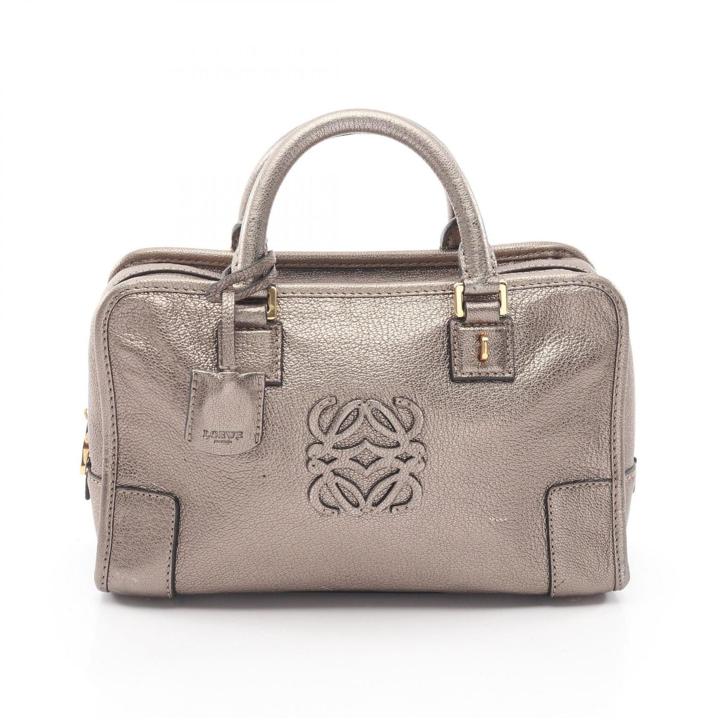 Loewe Handbag Amazona 23 Champagne Gold Leather