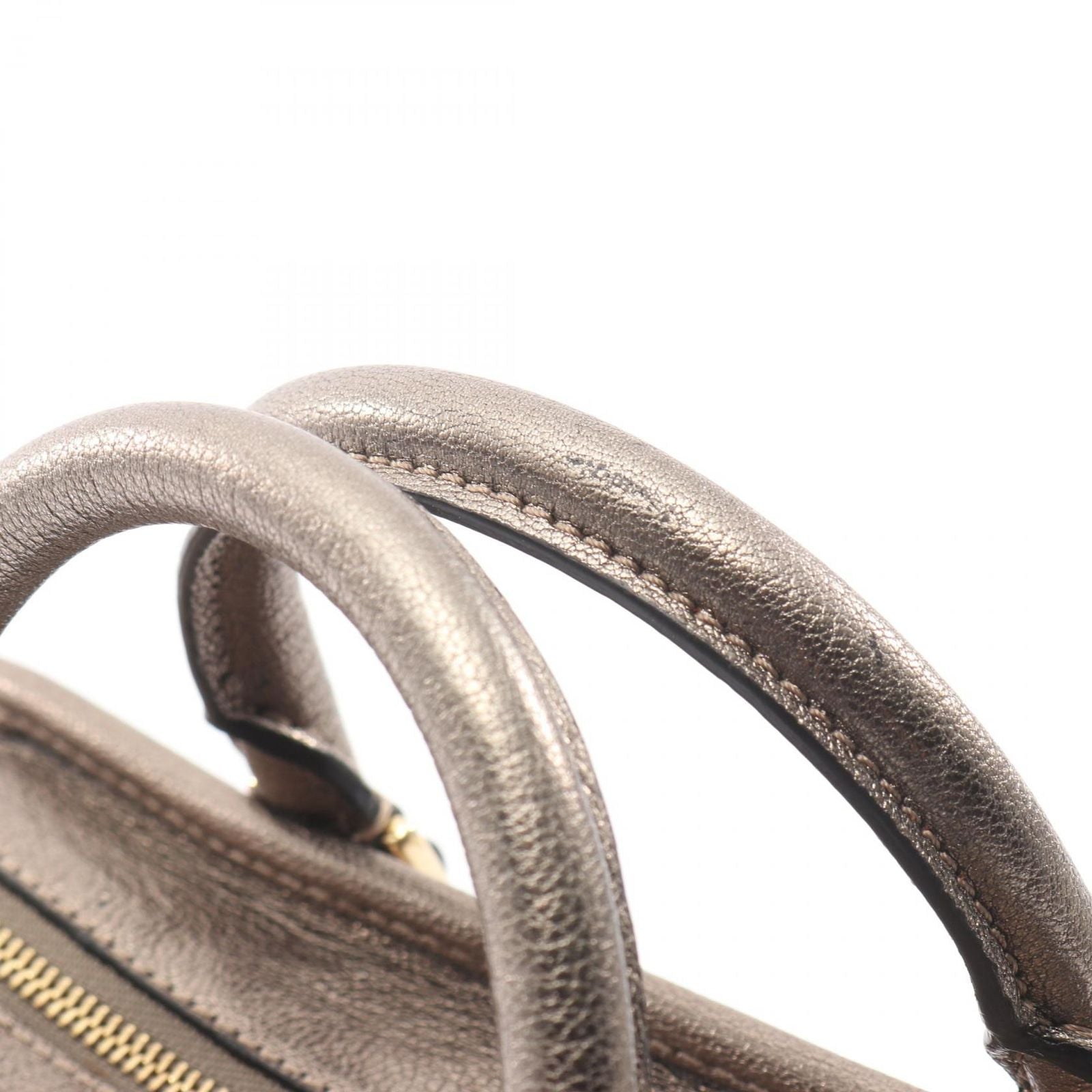 Loewe Handbag Amazona 23 Champagne Gold Leather — view 6