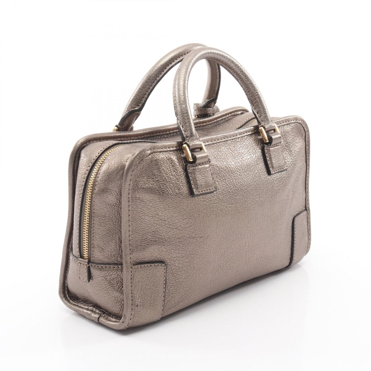 Loewe Handbag Amazona 23 Champagne Gold Leather — view 2