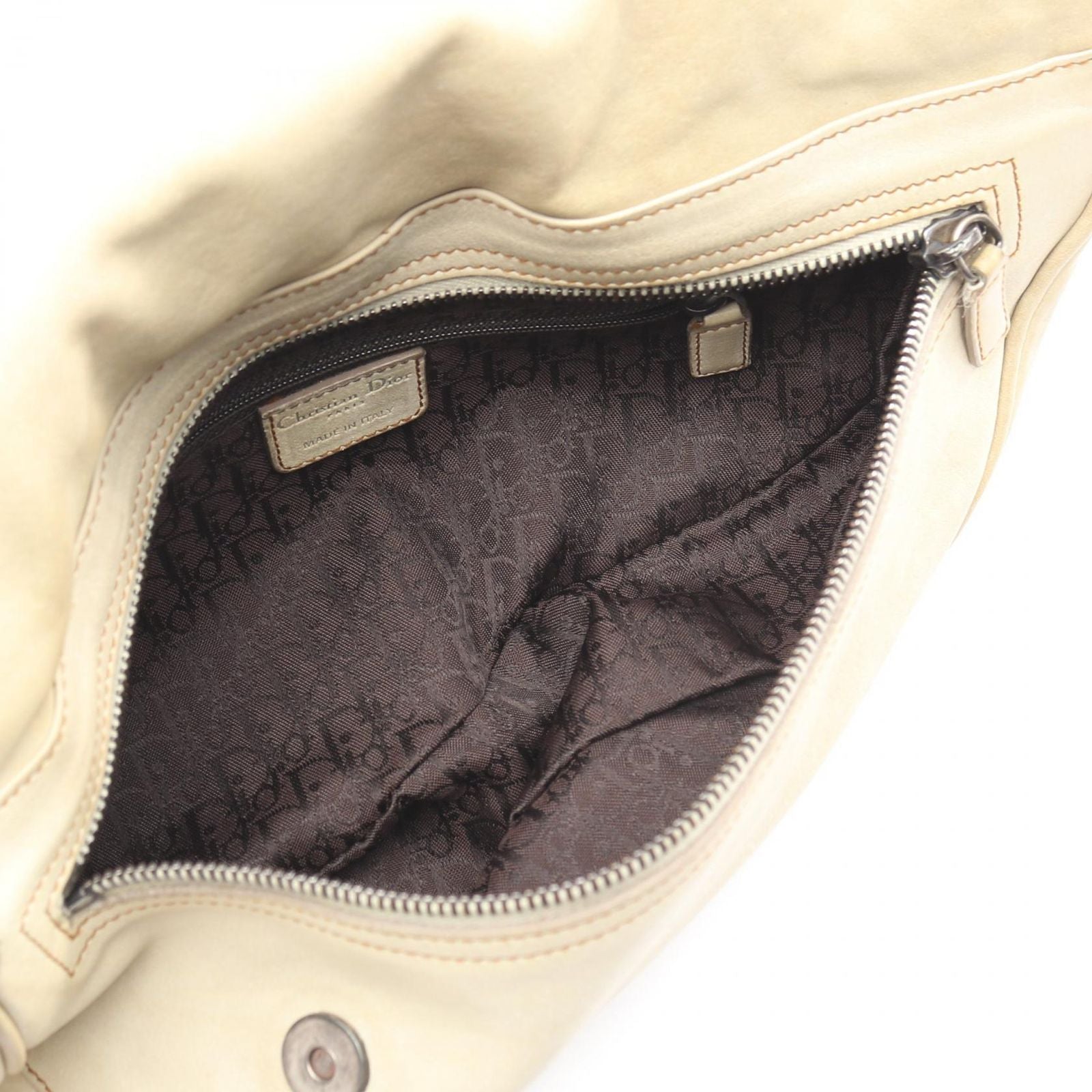 Dior Shoulder Bag Gaucho Beige Leather — view 3