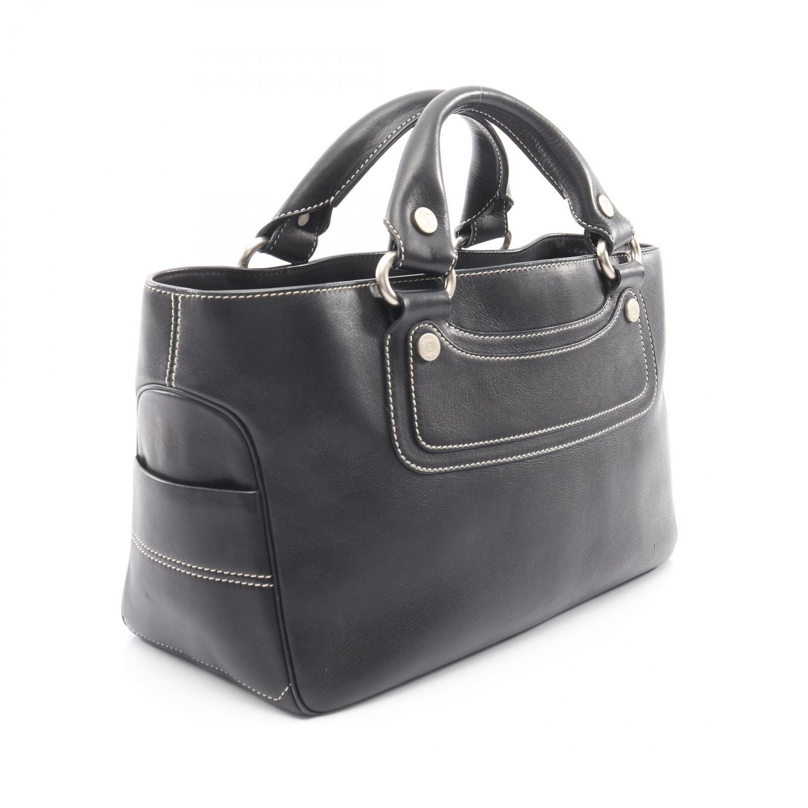 Celine Handbag Boogie Bag Black Leather — view 2