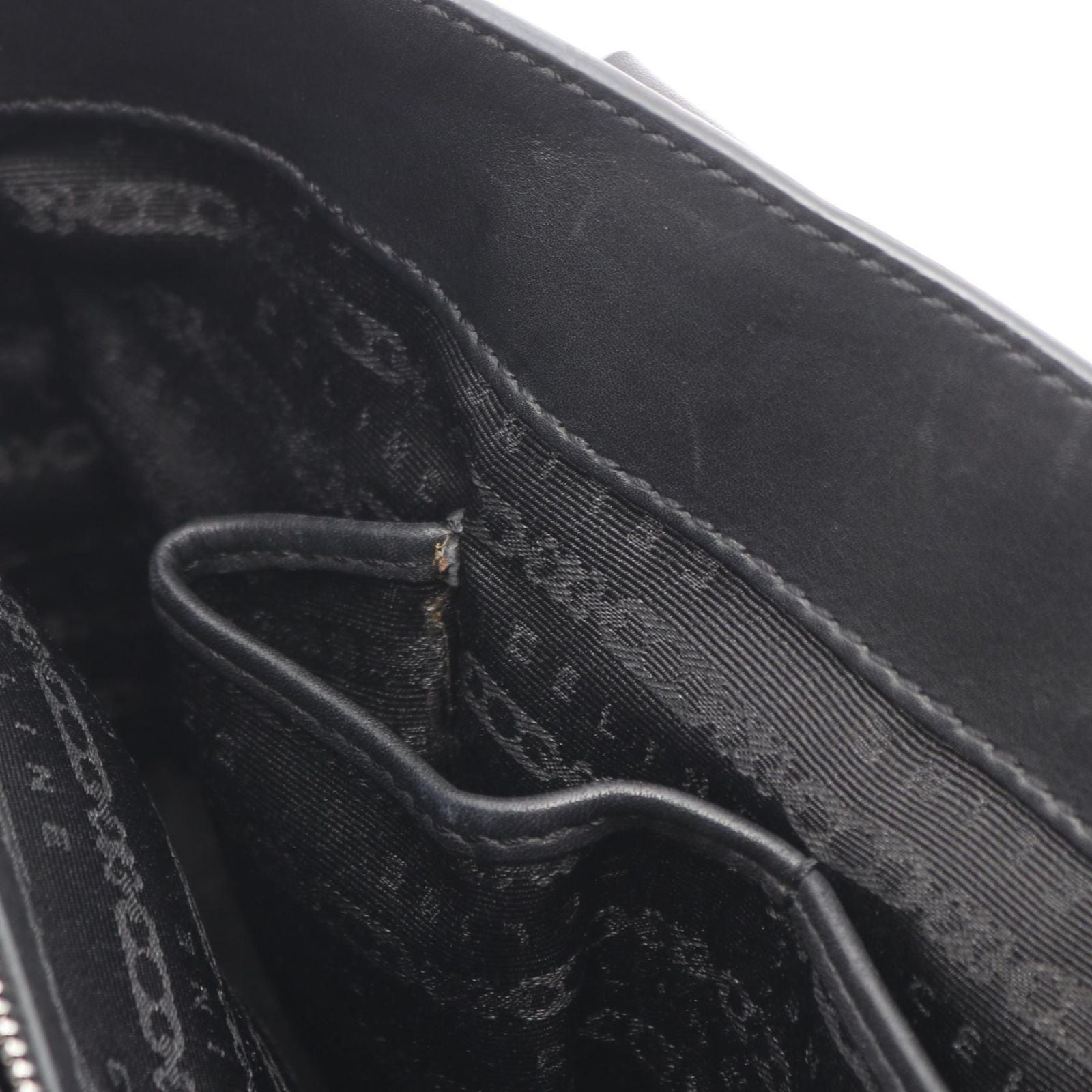 Celine Handbag Boogie Bag Black Leather — view 8