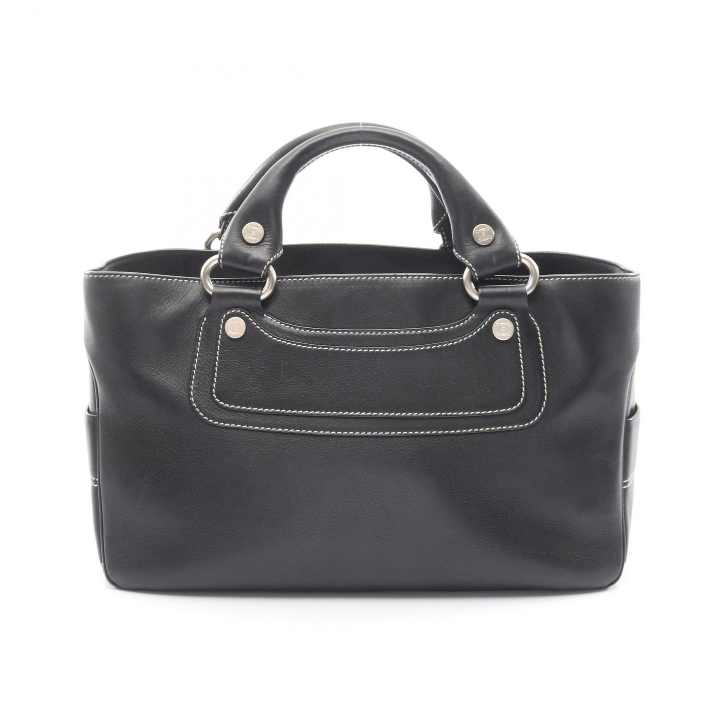 Celine Handbag Boogie Bag Black Leather