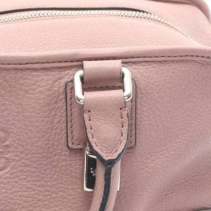 Loewe Handbag Amazona 28 Pink Beige Leather — view 7