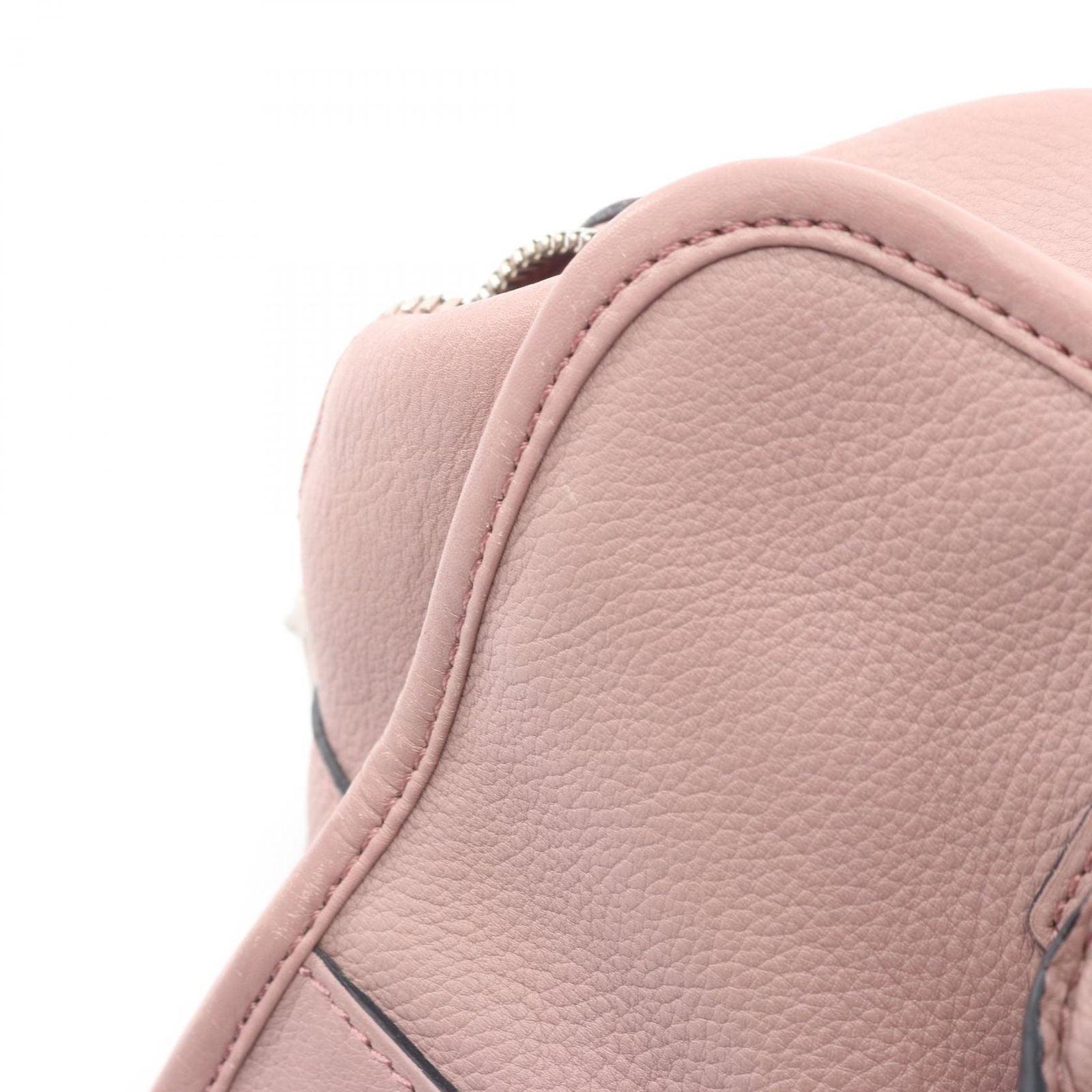 Loewe Handbag Amazona 28 Pink Beige Leather — view 9
