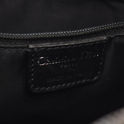 Dior Shoulder Bag Black Canvas Leather Trotter — view 4