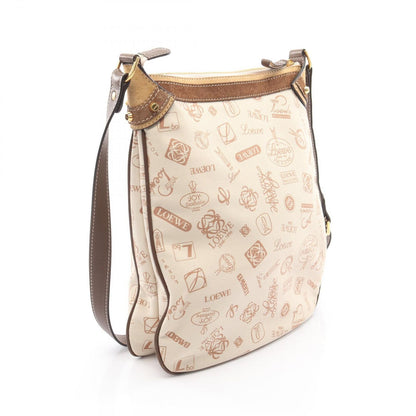 Loewe Shoulder Bag 160 Aniversario Beige Canvas Suede 160 — view 2