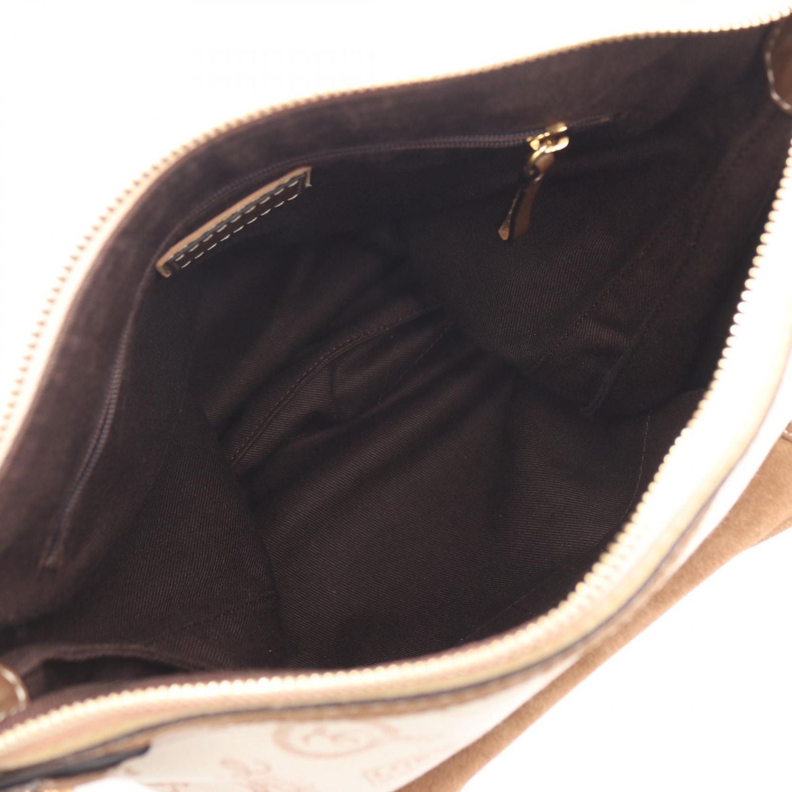 Loewe Shoulder Bag 160 Aniversario Beige Canvas Suede 160 — view 3