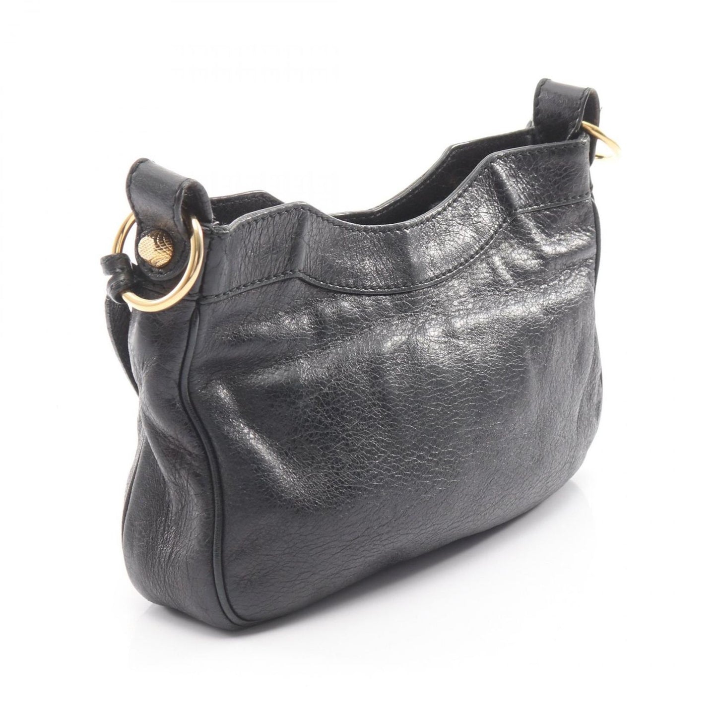 Balenciaga Shoulder Bag Giant Hips Black Leather — view 2