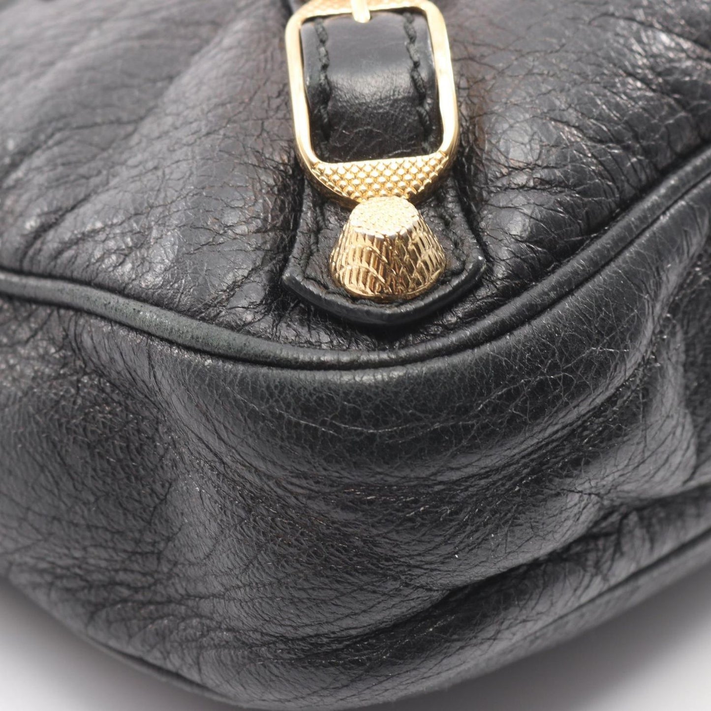 Balenciaga Shoulder Bag Giant Hips Black Leather — view 7