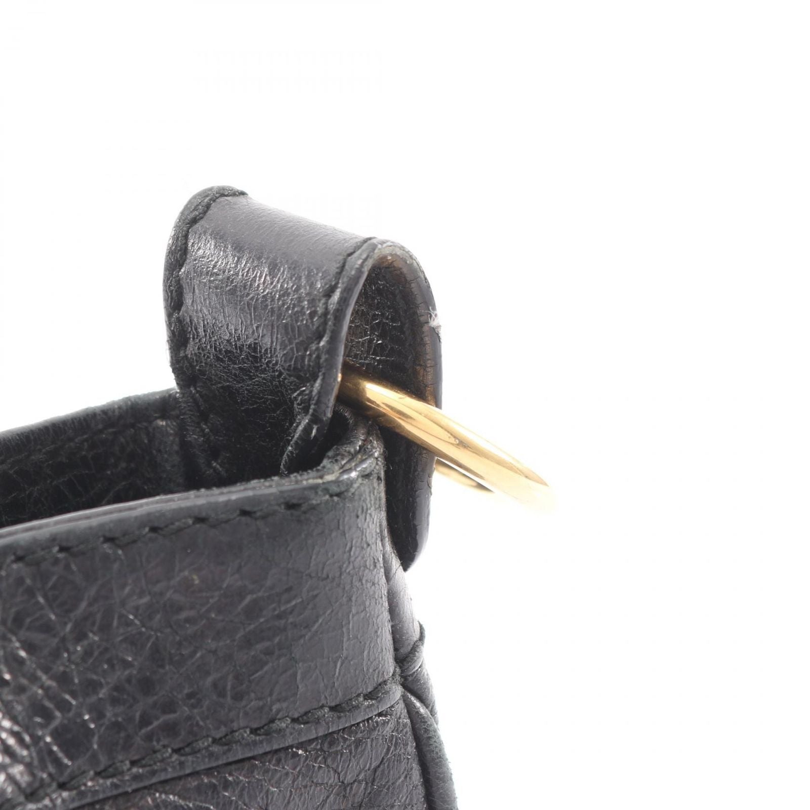 Balenciaga Shoulder Bag Giant Hips Black Leather — view 6